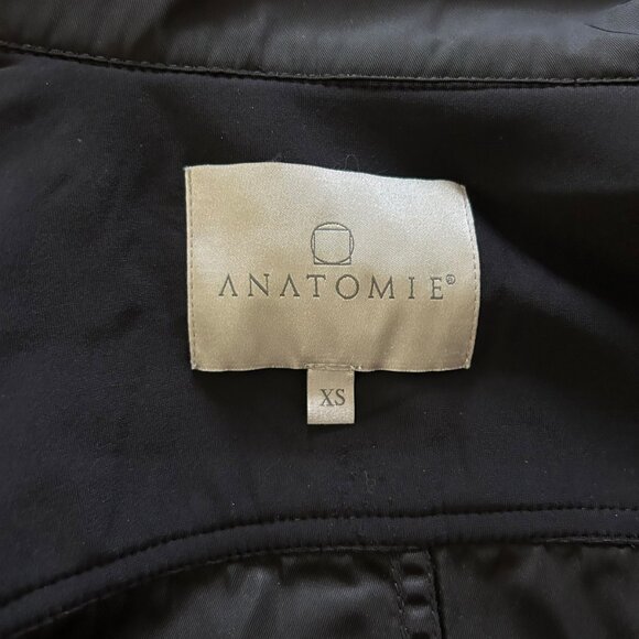 NWT Anatomie City Slick Travel Jacket Black Mid Weight Hip Length Sz XS - Picture 10 of 14